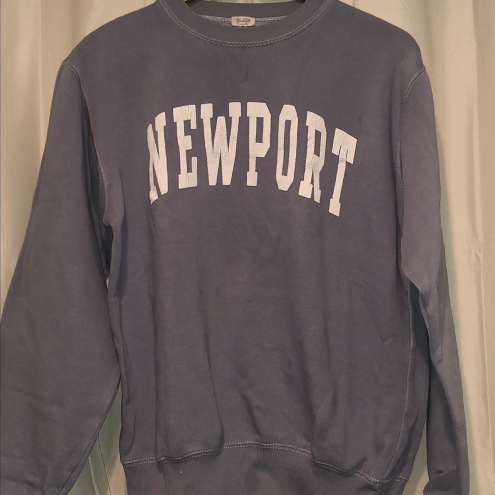 Brandy Melville light blue Newport sweatshirt